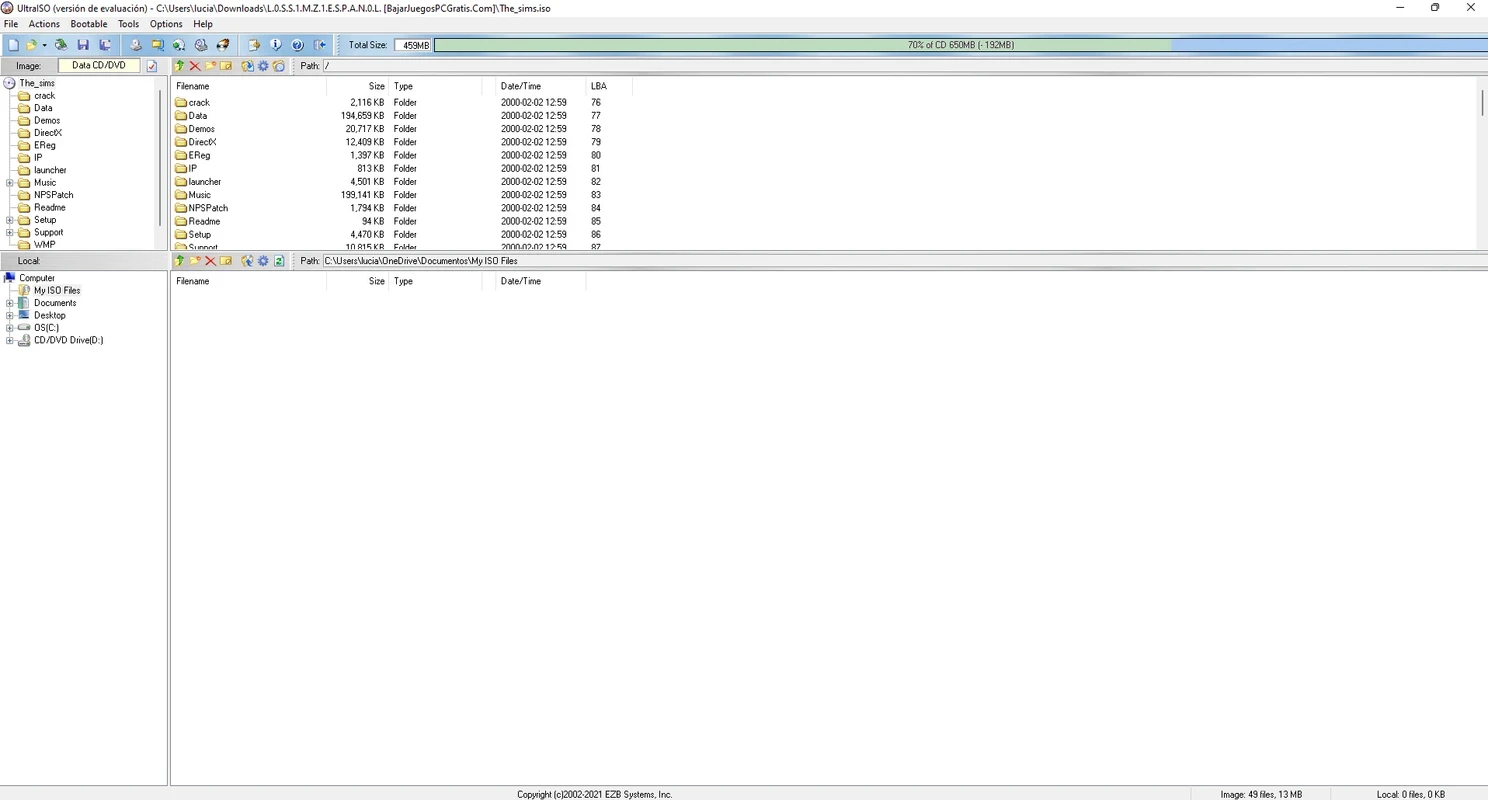 UltraISO — screenshot 1