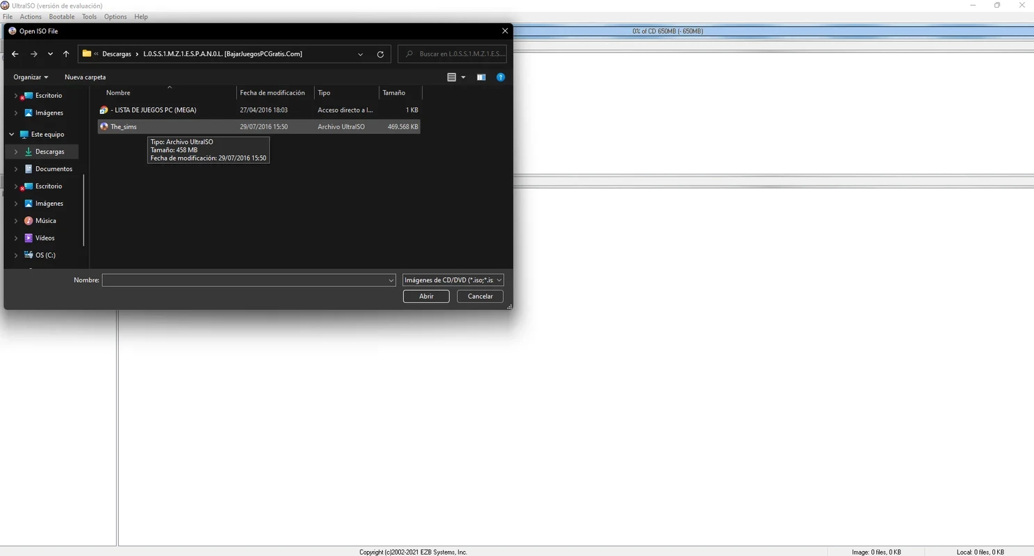UltraISO — screenshot 5
